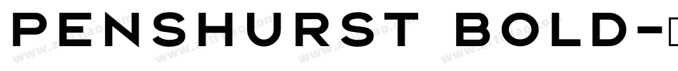 Penshurst Bold字体转换